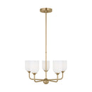 Generation Lighting - GLC1085EN3/SB - Five Light Chandelier - Emile - Satin Bronze