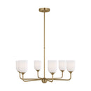 Generation Lighting - GLC1096EN3/SB - Six Light Chandelier - Emile - Satin Bronze