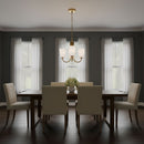 Generation Lighting - GLC1123SB - Three Light Chandelier - Miles - Satin Brass