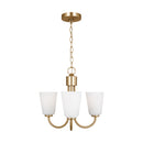 Three Light Chandelier<br /><span style="color:#4AB0CE;">Entrega: 4-10 dias en USA</span><br /><span style="color:#4AB0CE;font-size:60%;">PREGUNTE POR ENTREGA EN PANAMA</span><br />Collection: Miles<br />Finish: Satin Brass