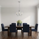 Generation Lighting - GLC1153BS - Three Light Chandelier - Miles - Brushed Nickel