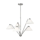 Chandelier<br /><span style="color:#4AB0CE;">Entrega: 4-10 dias en USA</span><br /><span style="color:#4AB0CE;font-size:60%;">PREGUNTE POR ENTREGA EN PANAMA</span><br />Collection: Werley<br />Finish: Brushed Nickel