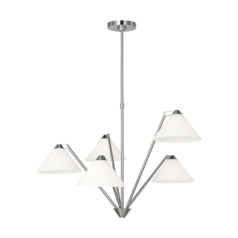 Chandelier<br /><span style="color:#4AB0CE;">Entrega: 2-3 semanas en USA</span><br /><span style="color:#4AB0CE;font-size:60%;">PREGUNTE POR ENTREGA EN PANAMA</span><br />Collection: Werley<br />Finish: Brushed Nickel