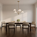 Generation Lighting - GLC1255SB - Chandelier - Werley - Satin Brass