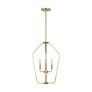 Four Light Chandelier<br /><span style="color:#4AB0CE;">Entrega: 4-10 dias en USA</span><br /><span style="color:#4AB0CE;font-size:60%;">PREGUNTE POR ENTREGA EN PANAMA</span><br />Collection: Kennan<br />Finish: Satin Brass