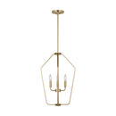 Four Light Chandelier<br /><span style="color:#4AB0CE;">Entrega: 4-10 dias en USA</span><br /><span style="color:#4AB0CE;font-size:60%;">PREGUNTE POR ENTREGA EN PANAMA</span><br />Collection: Kennan<br />Finish: Satin Brass