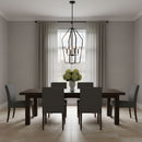 Generation Lighting - GLC1274MBK - Four Light Chandelier - Kennan - Midnight Black