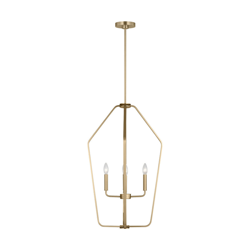 Four Light Chandelier<br /><span style="color:#4AB0CE;">Entrega: 2-3 semanas en USA</span><br /><span style="color:#4AB0CE;font-size:60%;">PREGUNTE POR ENTREGA EN PANAMA</span><br />Collection: Kennan<br />Finish: Satin Brass