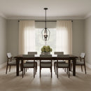 Generation Lighting - GLC1283MBK - Three Light Chandelier - Kennan - Midnight Black
