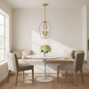 Generation Lighting - GLC1283SB - Three Light Chandelier - Kennan - Satin Brass