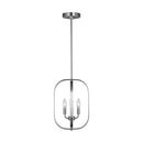 Three Light Chandelier<br /><span style="color:#4AB0CE;">Entrega: 4-10 dias en USA</span><br /><span style="color:#4AB0CE;font-size:60%;">PREGUNTE POR ENTREGA EN PANAMA</span><br />Collection: Loretto<br />Finish: Brushed Nickel