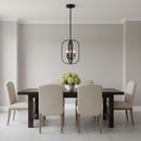 Generation Lighting - GLC1293MBK - Three Light Chandelier - Loretto - Midnight Black