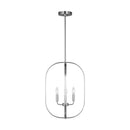 Four Light Chandelier<br /><span style="color:#4AB0CE;">Entrega: 4-10 dias en USA</span><br /><span style="color:#4AB0CE;font-size:60%;">PREGUNTE POR ENTREGA EN PANAMA</span><br />Collection: Loretto<br />Finish: Brushed Nickel