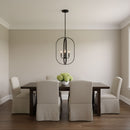 Generation Lighting - GLC1304MBK - Four Light Chandelier - Loretto - Midnight Black