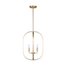 Four Light Chandelier<br /><span style="color:#4AB0CE;">Entrega: 4-10 dias en USA</span><br /><span style="color:#4AB0CE;font-size:60%;">PREGUNTE POR ENTREGA EN PANAMA</span><br />Collection: Loretto<br />Finish: Satin Brass