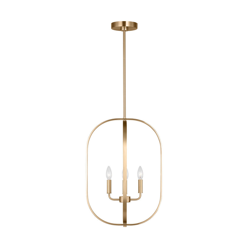 Four Light Chandelier<br /><span style="color:#4AB0CE;">Entrega: 4-10 dias en USA</span><br /><span style="color:#4AB0CE;font-size:60%;">PREGUNTE POR ENTREGA EN PANAMA</span><br />Collection: Loretto<br />Finish: Satin Brass