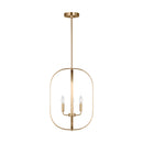 Four Light Chandelier<br /><span style="color:#4AB0CE;">Entrega: 4-10 dias en USA</span><br /><span style="color:#4AB0CE;font-size:60%;">PREGUNTE POR ENTREGA EN PANAMA</span><br />Collection: Loretto<br />Finish: Satin Brass