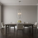 Generation Lighting - GLC1316BS - Six Light Chandelier - Loretto - Brushed Nickel
