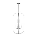 Nine Light Chandelier<br /><span style="color:#4AB0CE;">Entrega: 4-10 dias en USA</span><br /><span style="color:#4AB0CE;font-size:60%;">PREGUNTE POR ENTREGA EN PANAMA</span><br />Collection: Loretto<br />Finish: Brushed Nickel