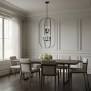 Generation Lighting - GLC1329MBK - Nine Light Chandelier - Loretto - Midnight Black