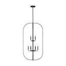 Nine Light Chandelier<br /><span style="color:#4AB0CE;">Entrega: 4-10 dias en USA</span><br /><span style="color:#4AB0CE;font-size:60%;">PREGUNTE POR ENTREGA EN PANAMA</span><br />Collection: Loretto<br />Finish: Midnight Black