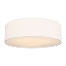 Flush Mount<br /><span style="color:#4AB0CE;">Entrega: 4-5 semanas en USA</span><br /><span style="color:#4AB0CE;font-size:60%;">PREGUNTE POR ENTREGA EN PANAMA</span><br />Collection: Larson<br />Finish: Matte White