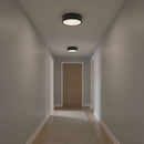 Generation Lighting - GLF1032MBK - Flush Mount - Albee - Midnight Black