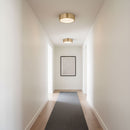 Generation Lighting - GLF1032SB - Flush Mount - Albee - Satin Brass