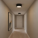 Generation Lighting - GLF1041MBK - Flush Mount - Albee - Midnight Black