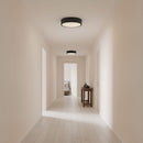 Generation Lighting - GLF1053MBK - Flush Mount - Albee - Midnight Black