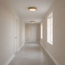Generation Lighting - GLF1053SB - Flush Mount - Albee - Satin Brass