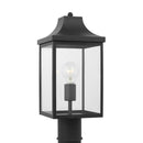 One Light Post Lantern<br /><span style="color:#4AB0CE;">Entrega: 4-10 dias en USA</span><br /><span style="color:#4AB0CE;font-size:60%;">PREGUNTE POR ENTREGA EN PANAMA</span><br />Collection: Saybrook<br />Finish: Textured Black