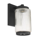 One Light Outdoor Wall Lantern<br /><span style="color:#4AB0CE;">Entrega: 4-10 dias en USA</span><br /><span style="color:#4AB0CE;font-size:60%;">PREGUNTE POR ENTREGA EN PANAMA</span><br />Collection: Ronde<br />Finish: Textured Black