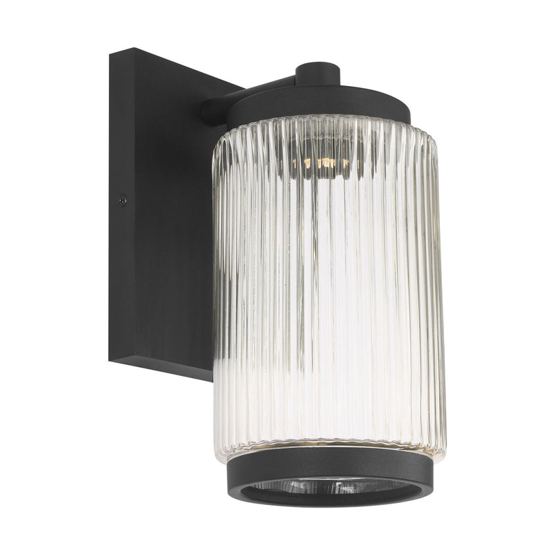 One Light Outdoor Wall Lantern<br /><span style="color:#4AB0CE;">Entrega: 2-3 semanas en USA</span><br /><span style="color:#4AB0CE;font-size:60%;">PREGUNTE POR ENTREGA EN PANAMA</span><br />Collection: Ronde<br />Finish: Textured Black