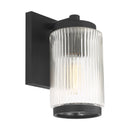 One Light Outdoor Wall Lantern<br /><span style="color:#4AB0CE;">Entrega: 3-4 semanas en USA</span><br /><span style="color:#4AB0CE;font-size:60%;">PREGUNTE POR ENTREGA EN PANAMA</span><br />Collection: Ronde<br />Finish: Textured Black