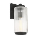 One Light Outdoor Wall Lantern<br /><span style="color:#4AB0CE;">Entrega: 3-4 semanas en USA</span><br /><span style="color:#4AB0CE;font-size:60%;">PREGUNTE POR ENTREGA EN PANAMA</span><br />Collection: Ronde<br />Finish: Textured Black