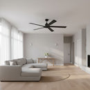 Visual Comfort Fan - 5ASPCR70MBK - 70" Ceiling Fan - Aspen Coastal 70 - Midnight Black