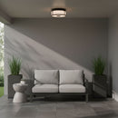 Generation Lighting - GLO1132OE-ANBZ - Flush Mount - Luning - Antique Bronze