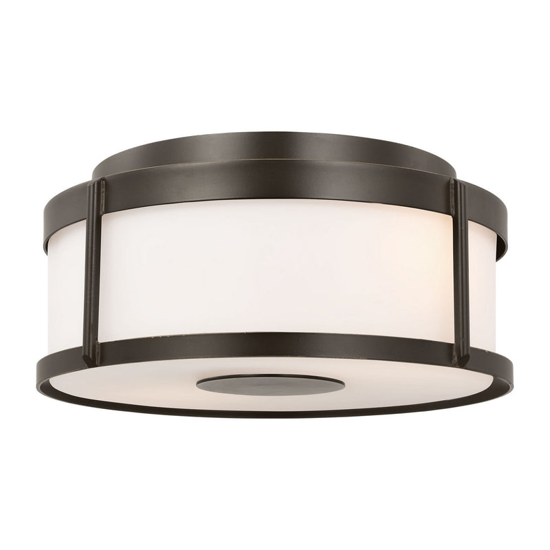 Flush Mount<br /><span style="color:#4AB0CE;">Entrega: 9-10 semanas en USA</span><br /><span style="color:#4AB0CE;font-size:60%;">PREGUNTE POR ENTREGA EN PANAMA</span><br />Collection: Luning<br />Finish: Antique Bronze