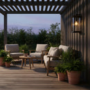 Generation Lighting - GLO1211C-ANBZ - Lantern - Audley - Antique Bronze