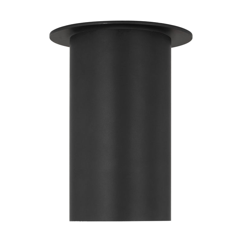 Visual Comfort Studio - DJF1021MBK - One Light Flush Mount - Archer - Midnight Black