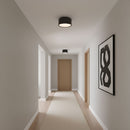 Visual Comfort Studio - DJF1051MBK - One Light Flush Mount - Dartmore - Midnight Black