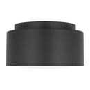 Visual Comfort Studio - DJF1051MBK - One Light Flush Mount - Dartmore - Midnight Black
