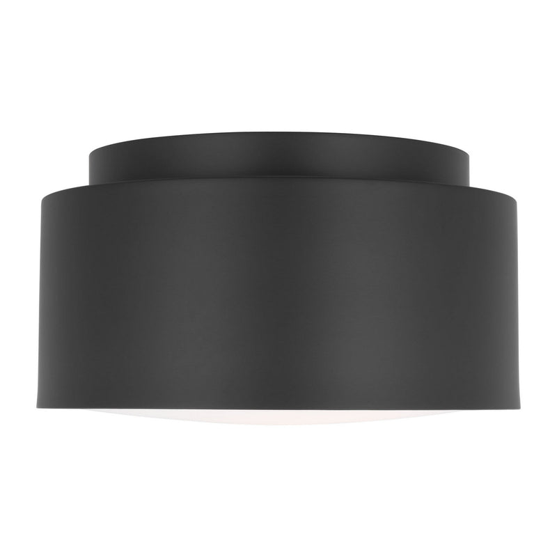Visual Comfort Studio - DJF1051MBK - One Light Flush Mount - Dartmore - Midnight Black