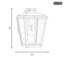 Visual Comfort Studio - DJO1071TXB - One Light Wall Lantern - Kennewick - Textured Black