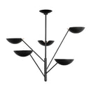 Visual Comfort Studio - EC1285AI - Five Light Chandelier - Nevel - Aged Iron