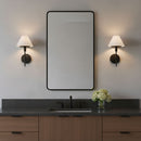 Generation Lighting - GLW1011MBK - Wall Sconce - Mendota - Midnight Black