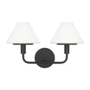 Wall Sconce<br /><span style="color:#4AB0CE;">Entrega: 4-10 dias en USA</span><br /><span style="color:#4AB0CE;font-size:60%;">PREGUNTE POR ENTREGA EN PANAMA</span><br />Collection: Mendota<br />Finish: Midnight Black