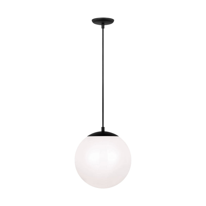One Light Pendant<br /><span style="color:#4AB0CE;">Entrega: 4-10 dias en USA</span><br /><span style="color:#4AB0CE;font-size:60%;">PREGUNTE POR ENTREGA EN PANAMA</span><br />Collection: Leo - Hanging Globe<br />Finish: Midnight Black