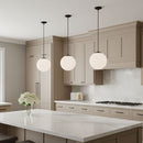Visual Comfort Studio - 6024-112 - One Light Pendant - Leo - Hanging Globe - Midnight Black